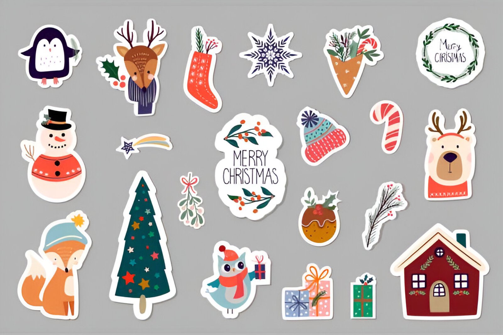 Christmas stickers