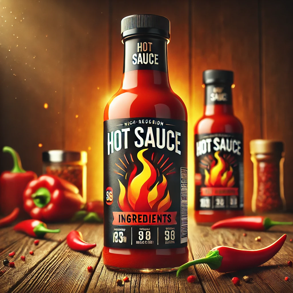 hot sauce label