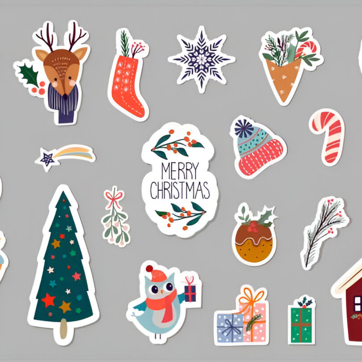 Christmas stickers